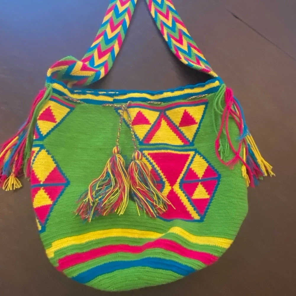 Handmade bucket bag unique - Picture 4 of 6